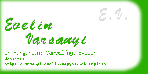 evelin varsanyi business card